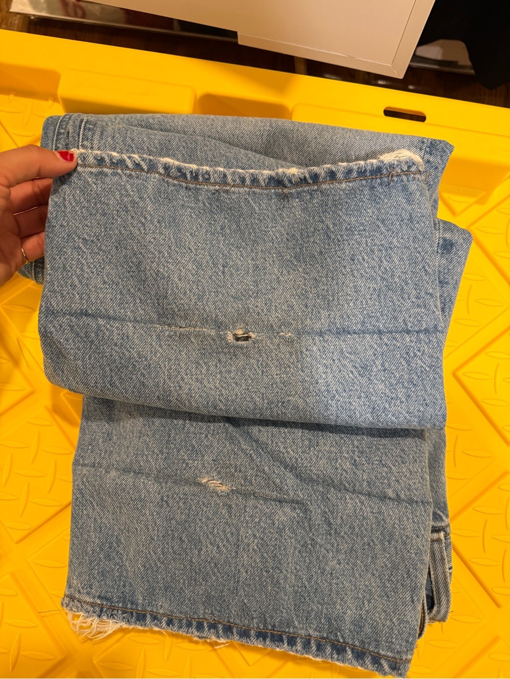 Agolde Low Rise Baggy Jeans in Libertine - Picture 8 of 10